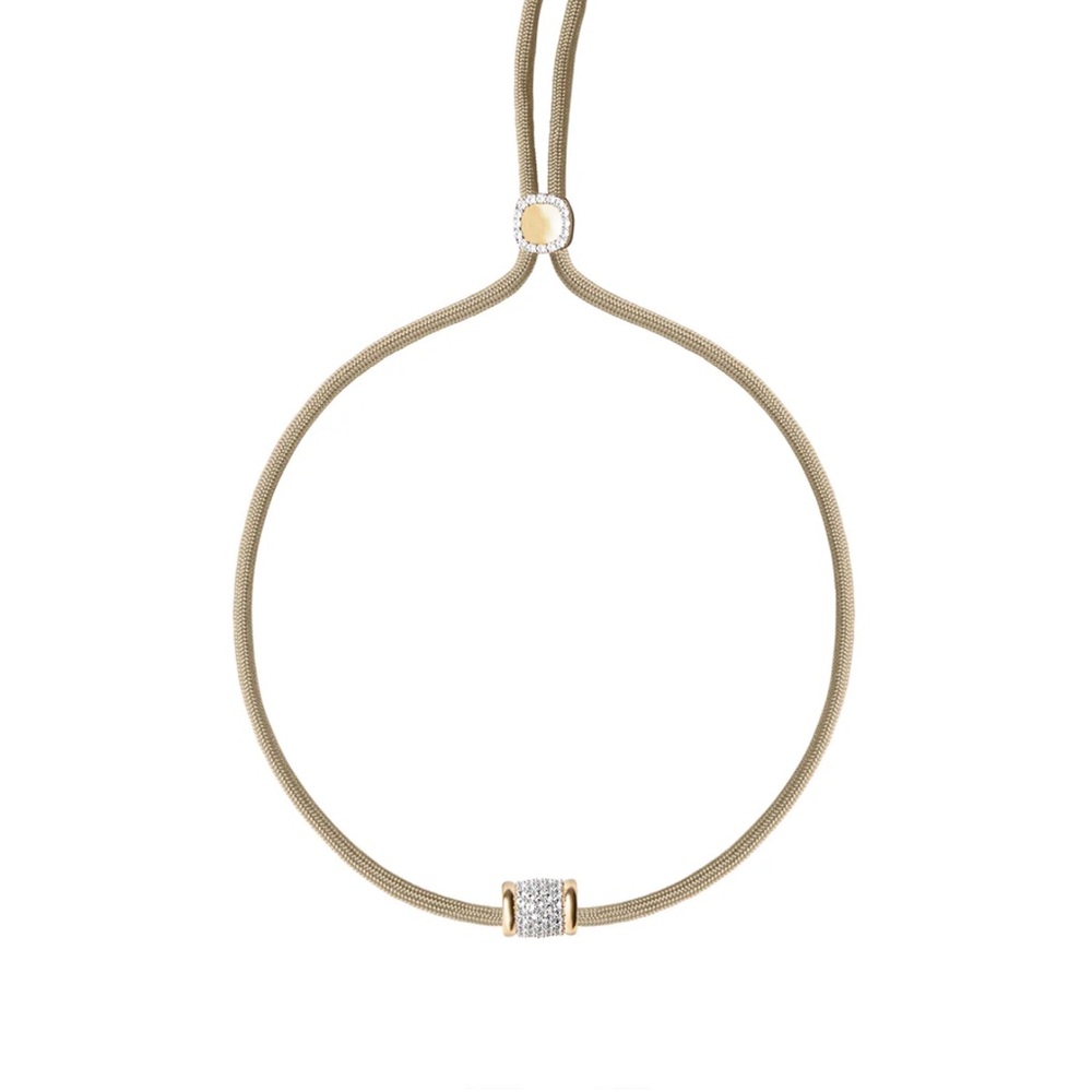 Dorsey Paracord Necklace in Sable